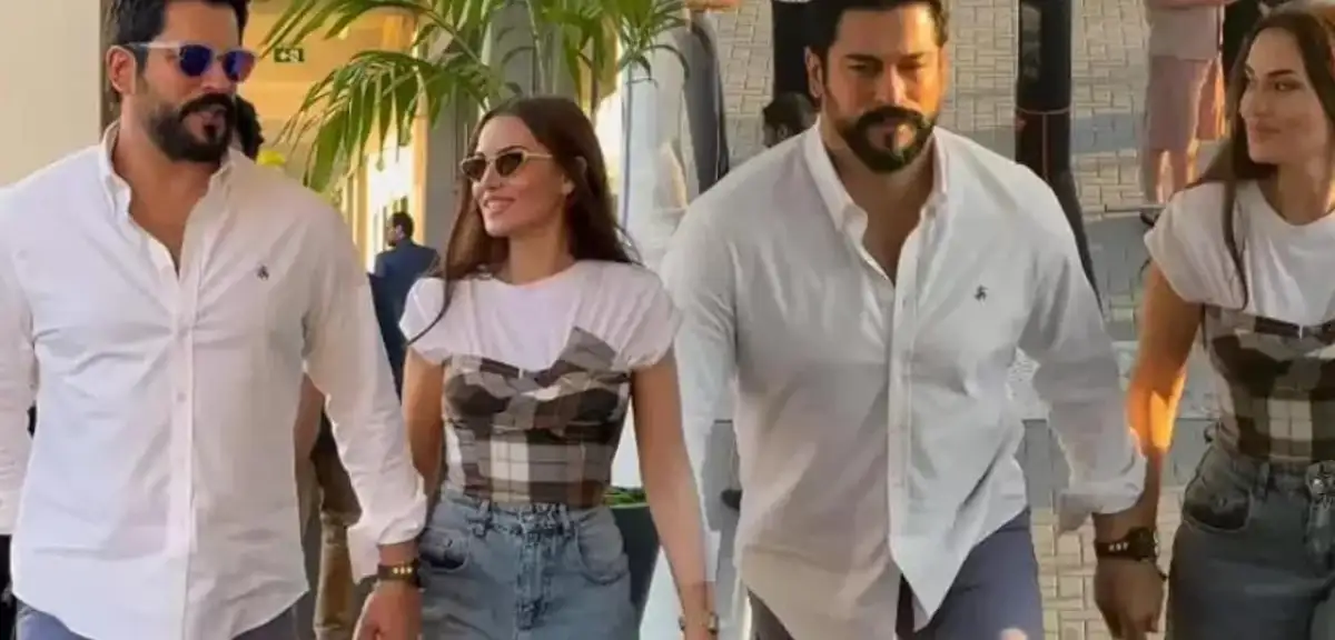 Burak Özçivit ve Fahriye Evcen Formula 1 Yarışları için Abu Dabi'de
