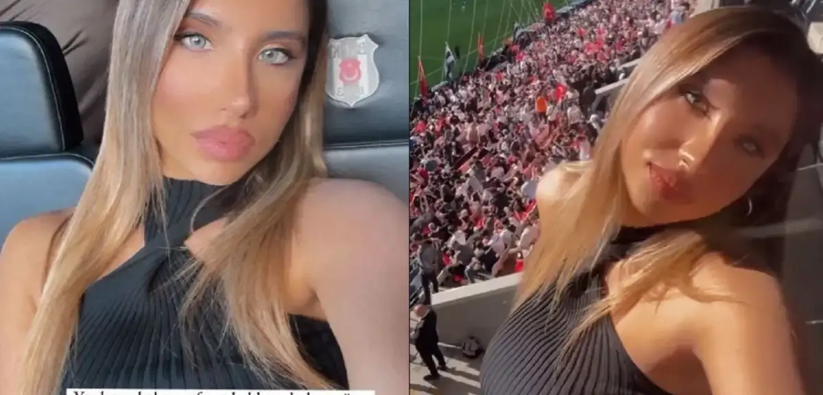 Elif Karaarslan Sosyal Medya Fenomeni Olmuştu! Bu Kez Beşiktaş Maçı Yorumuyla Gündemde