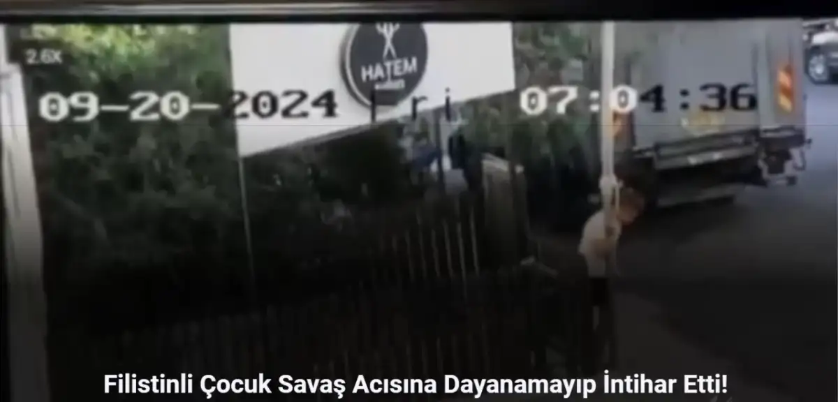 Filistin’de 10 Yaşındaki Çocuk Savaş Psikolojisine Dayanamayıp İntihar Etti!