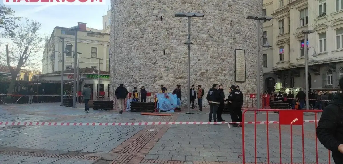 Galata Kulesi'nde kan donduran olay! 19 yaşındaki genç hayatını kaybetti