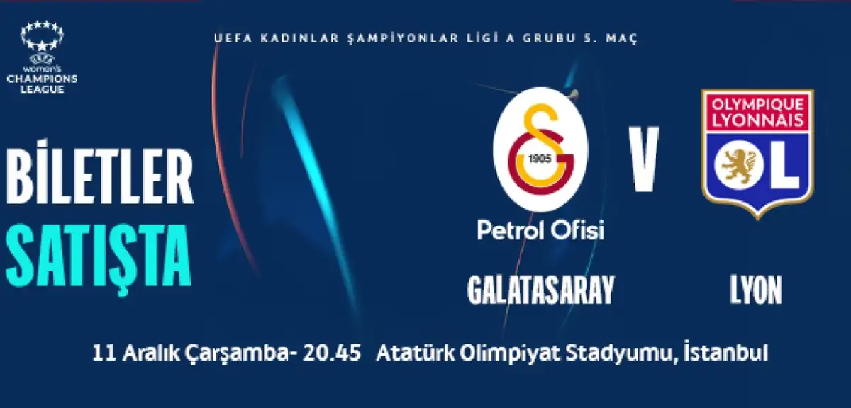Galatasaray - Olympique Lyon Maçı Biletleri Ücretsiz Satışta!