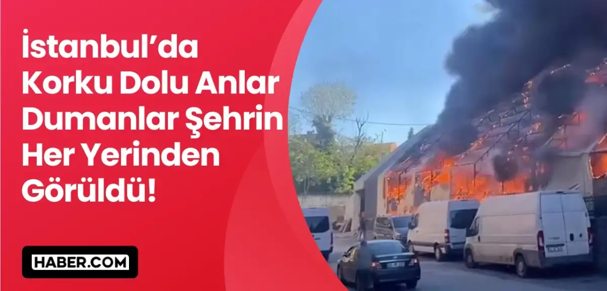 İstanbul Gaziosmanpaşa’da Korkutan Yangın: Dumanlar Şehrin Her Yerinden Görüldü!