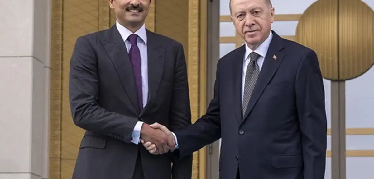 Katar Emiri Ankara'da: Cumhurbaşkanı Erdoğan, El Sani'yi Beştepe'de Kabul Etti