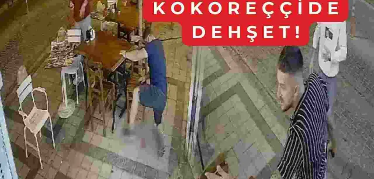 Kokoreççide Müşterilerin Gözü Önünde Dehşet Anları Yaşandı!