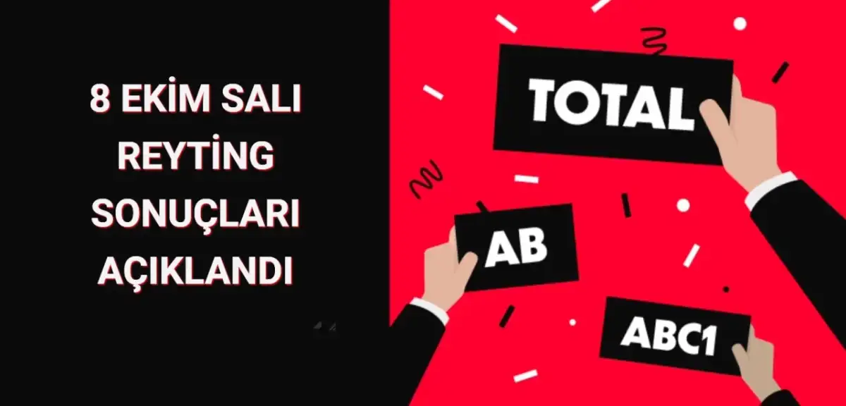 Reyting Sonuçları 8 Ekim 2024 Salı: Dünün Reyting Birincisi Kim Oldu?