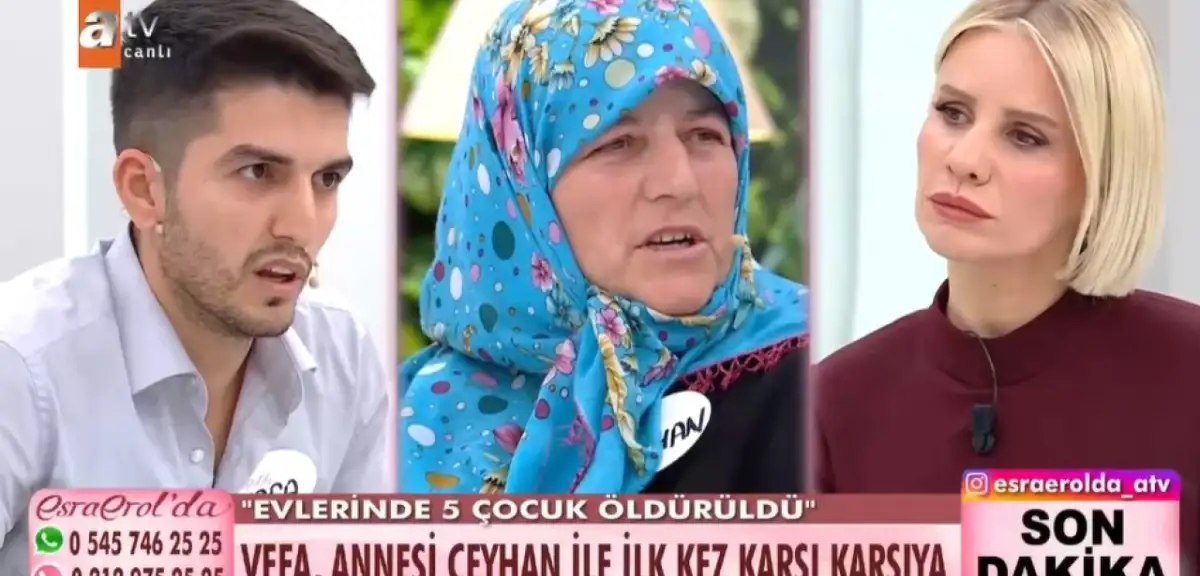 Vefa Keskin ile Annesi Ceyhan Keskin Esra Erol'da Yüzleşti: "Sen de Yargılanacaksın!"