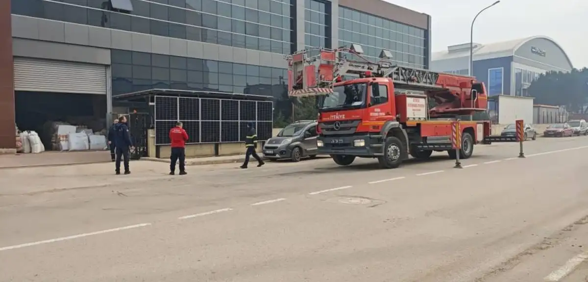Bursa'da Tekstil Fabrikasında Yangın