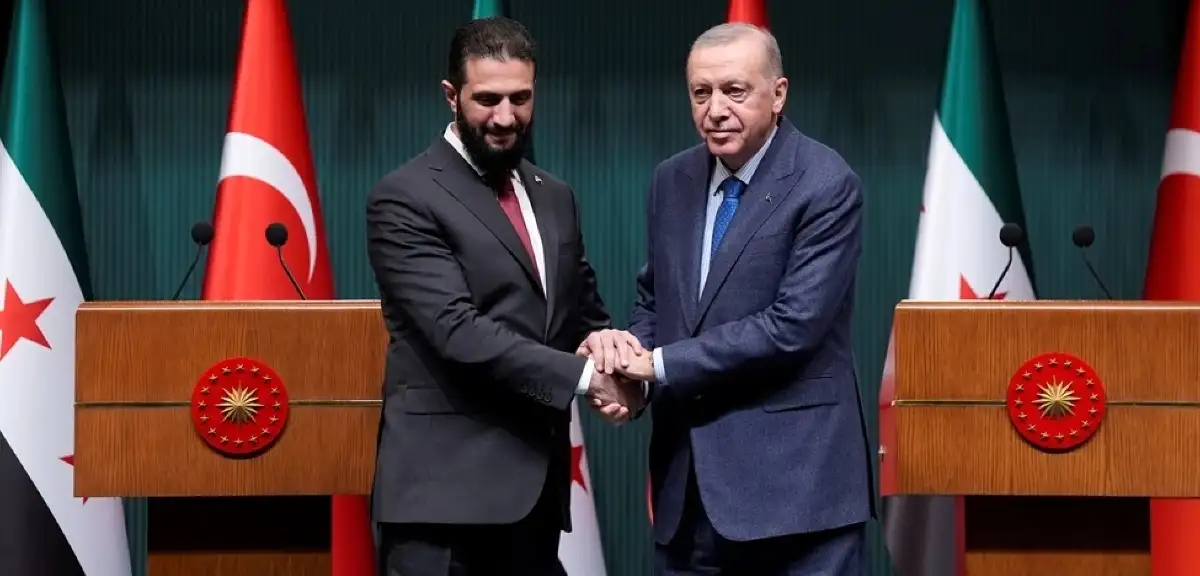 Ahmed Şara'dan Erdoğan'a Teşekkür