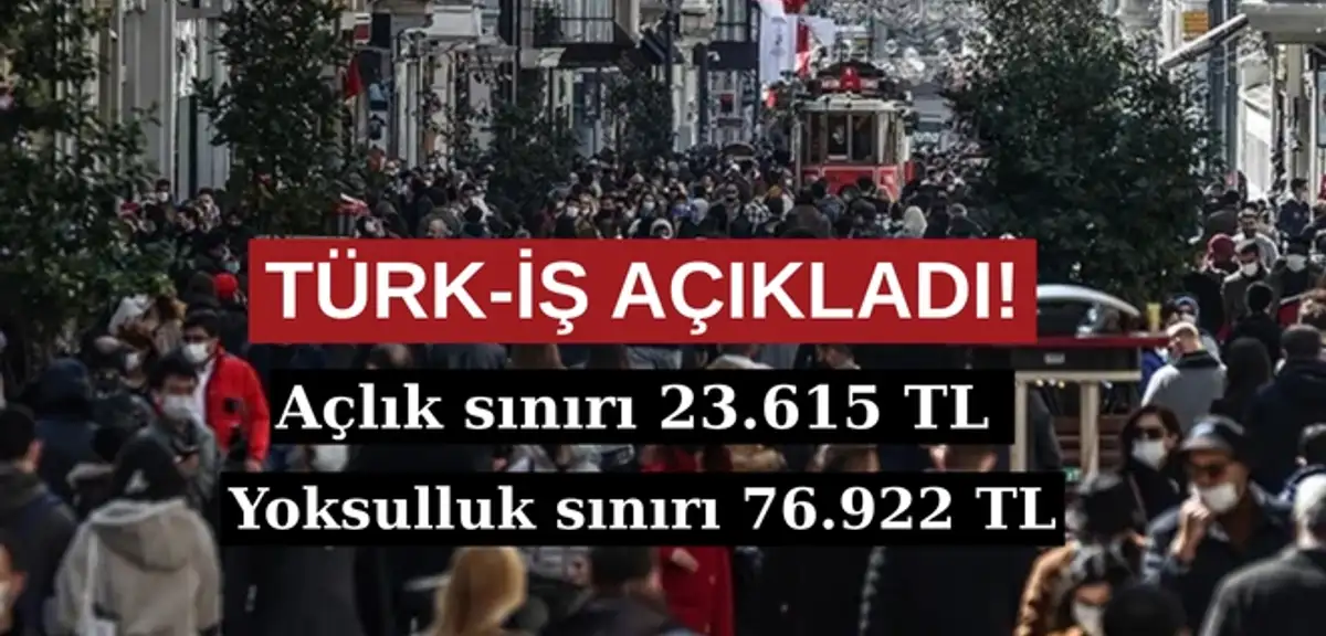 TÜRK-İŞ Açıkladı: Mart Ayı Açlık ve Yoksulluk Sınırı Belli Oldu!