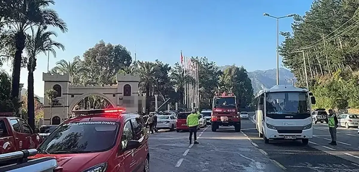 Marmaris'te 5 Yıldızlı Otelde Yangın