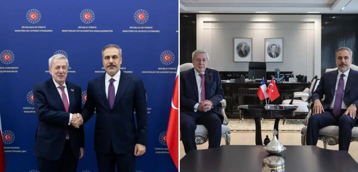Bakan Fidan Şilili Mevkidaşı ile Görüştü