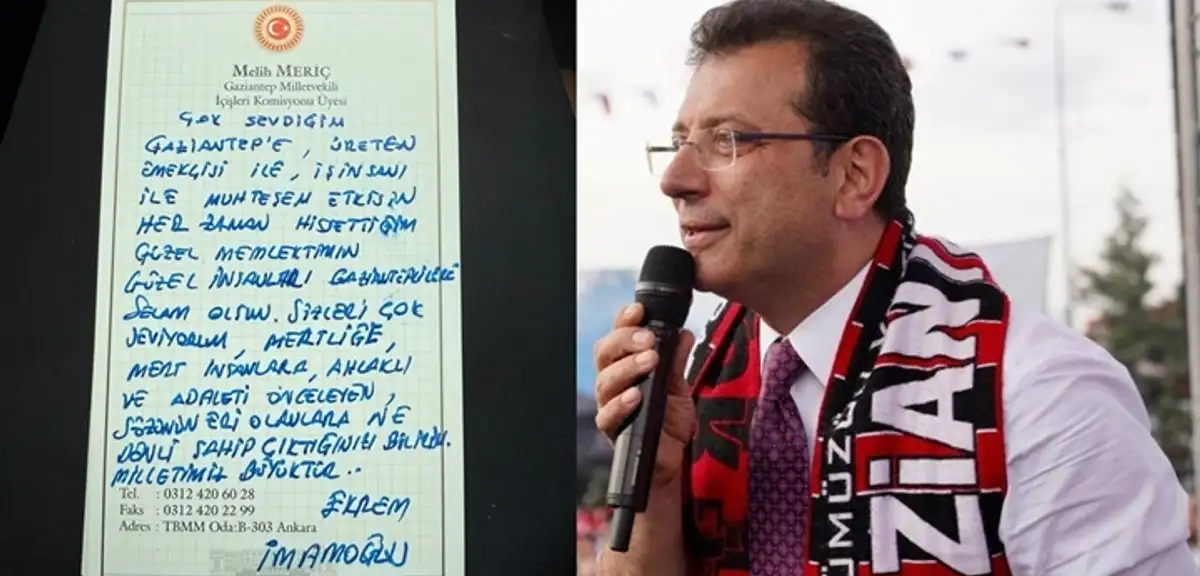 Ekrem İmamoğlu'ndan Gazianteplilere Mesaj