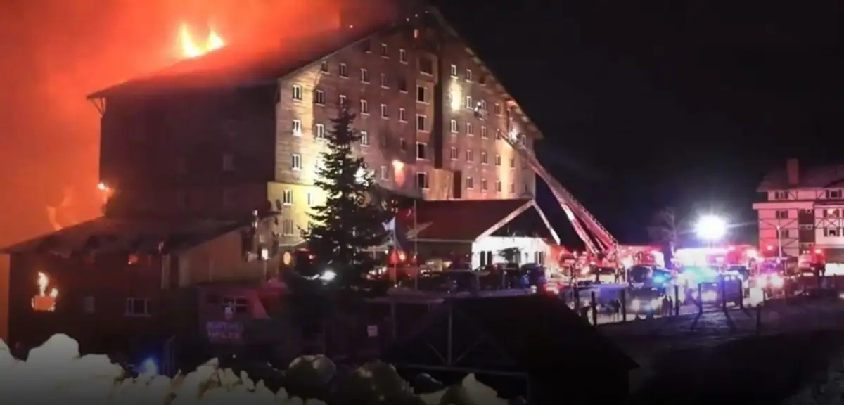 Kartalkaya'daki Otel Yangınıyla İlgili Davada 13 Şüpheli İçin Karar! 1998 Yıl Hapis İstemi