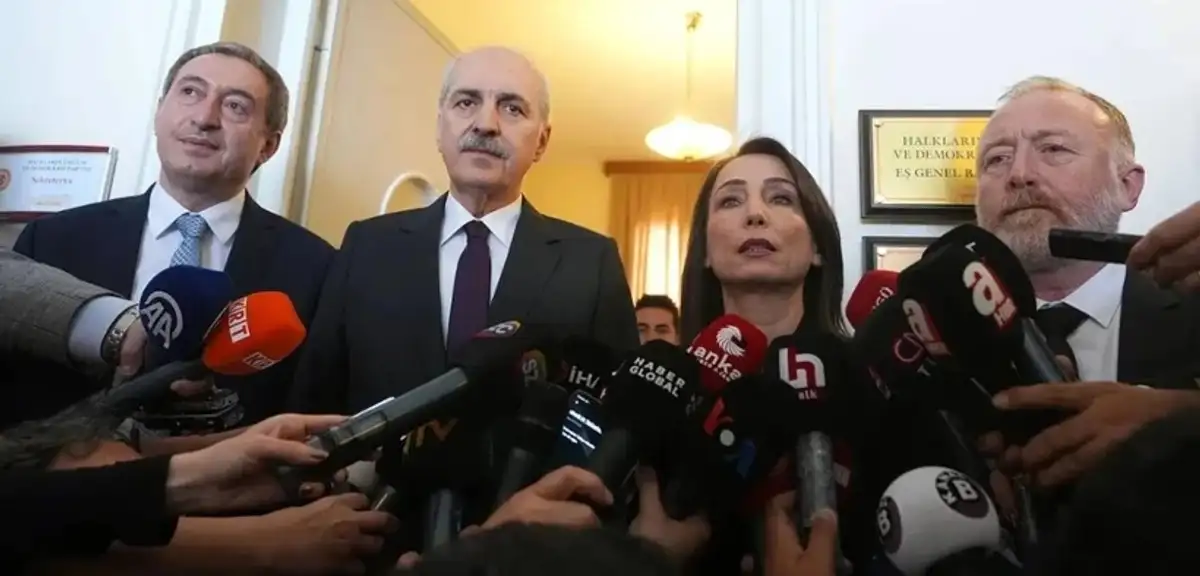 TBMM Başkanı Kurtulmuş'tan DEM Parti'ye Ziyaret