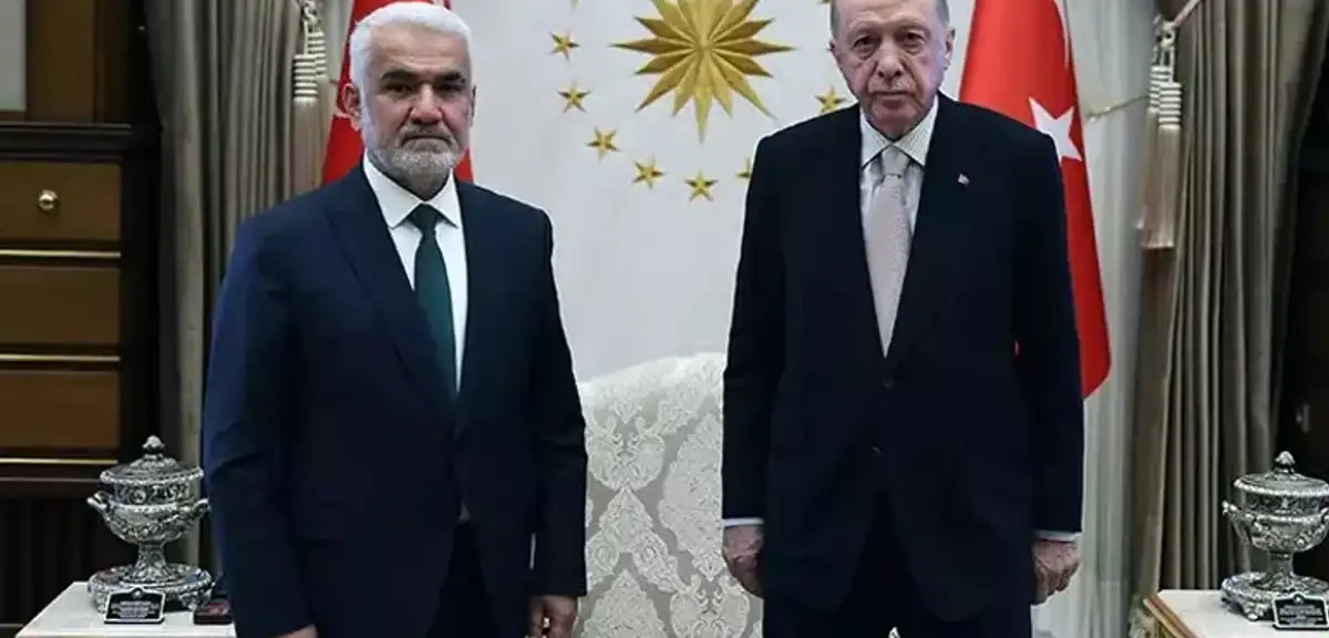 Cumhurbaşkanı Erdoğan, DSP ve HÜDA PAR Başkanlarını Kabul Etti