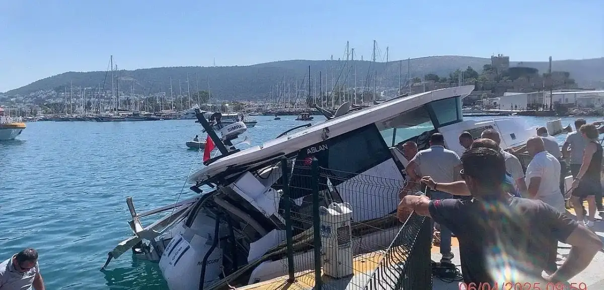 Bodrum Marinada Teknede Patlama!