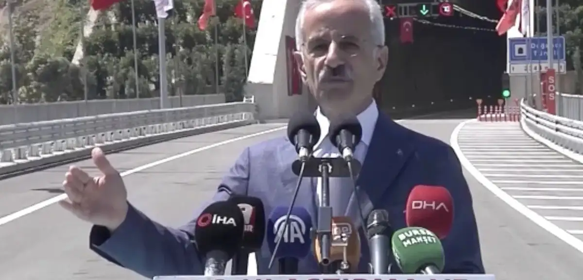 Bakan Uraloğlu Duyurdu: Doğancı Tüneli Hizmete Açıldı
