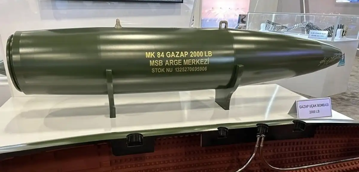 Yerli Üretim GAZAP Uçak Bombası IDEF 2025'te Tanıtıldı: Muadillerine Göre Üç Kat Daha Etkili