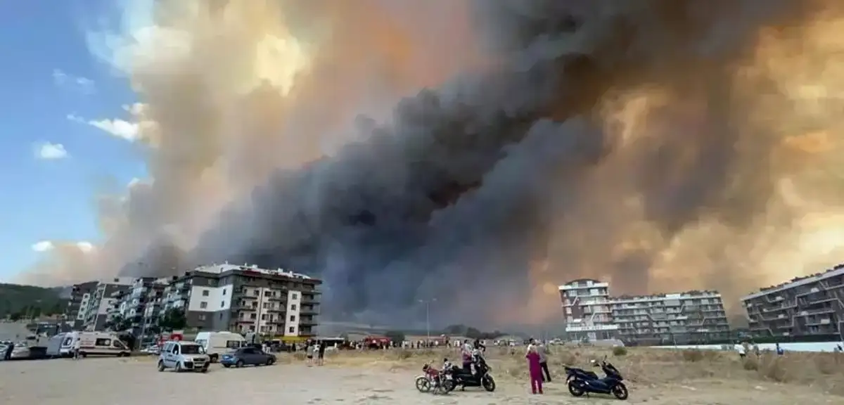 Çanakkale'de Yangınlarla Mücadelede Son Durum