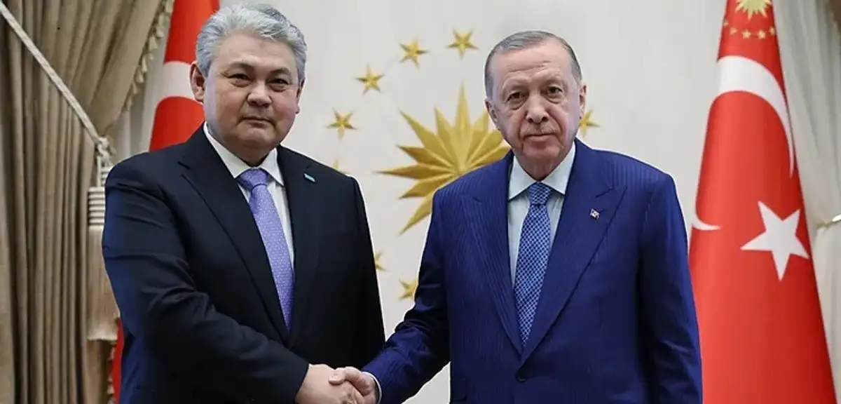 Cumhurbaşkanı Erdoğan, Kazakistan Dışişleri Bakanı Koşerbayev'i Kabul Etti