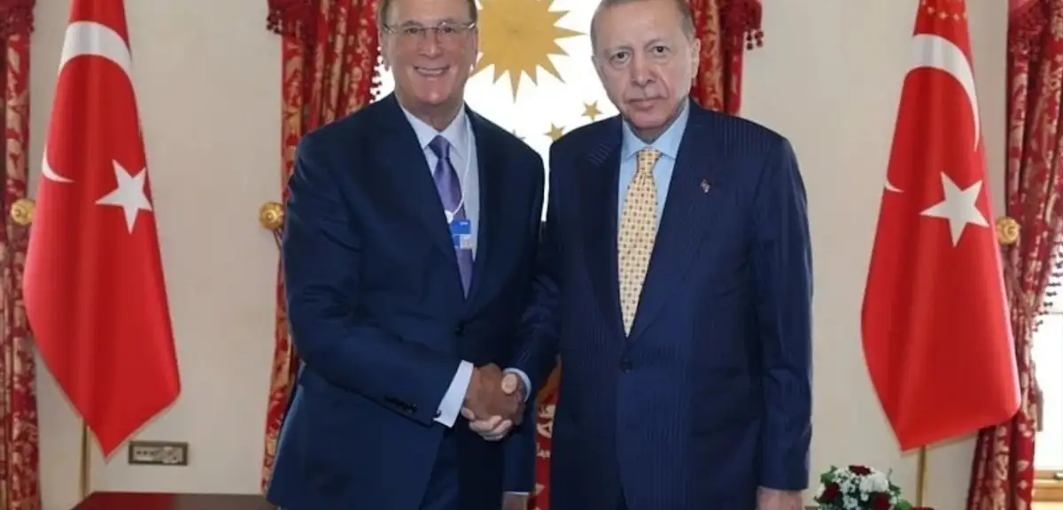 Erdoğan ve BlackRock CEO'su Bir Arada