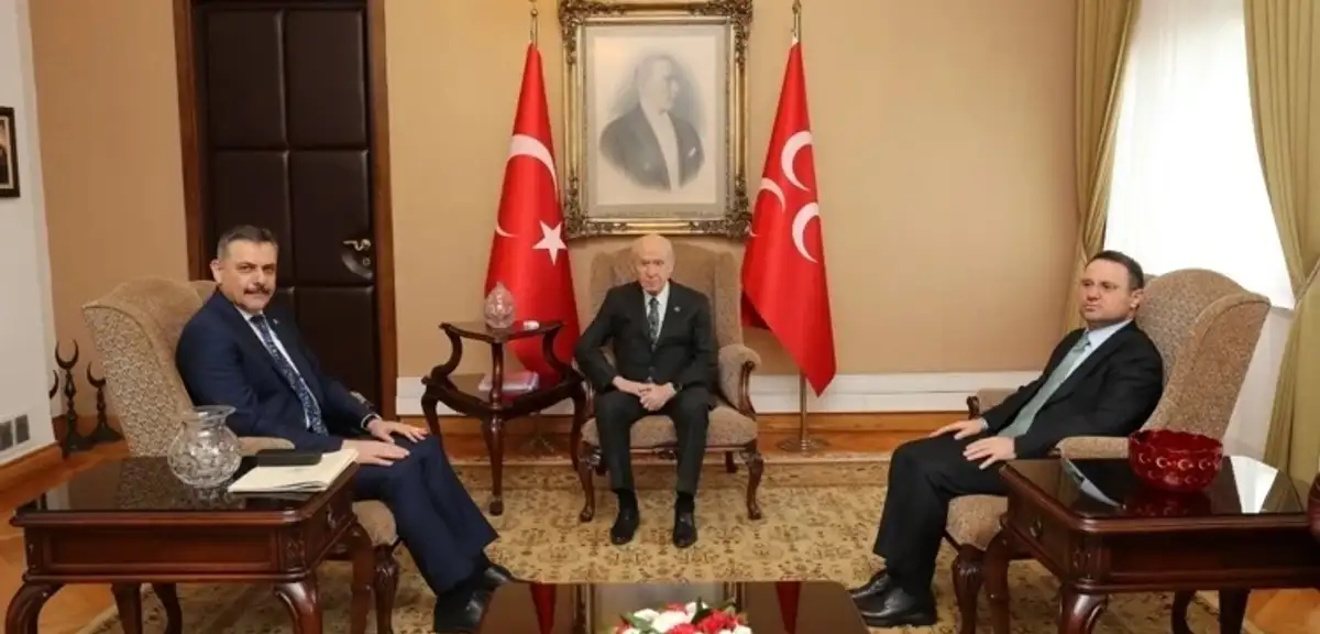 Bakan Çiftçi ve Bakan Gürlek'ten MHP Lideri Bahçeli'ye Ziyaret