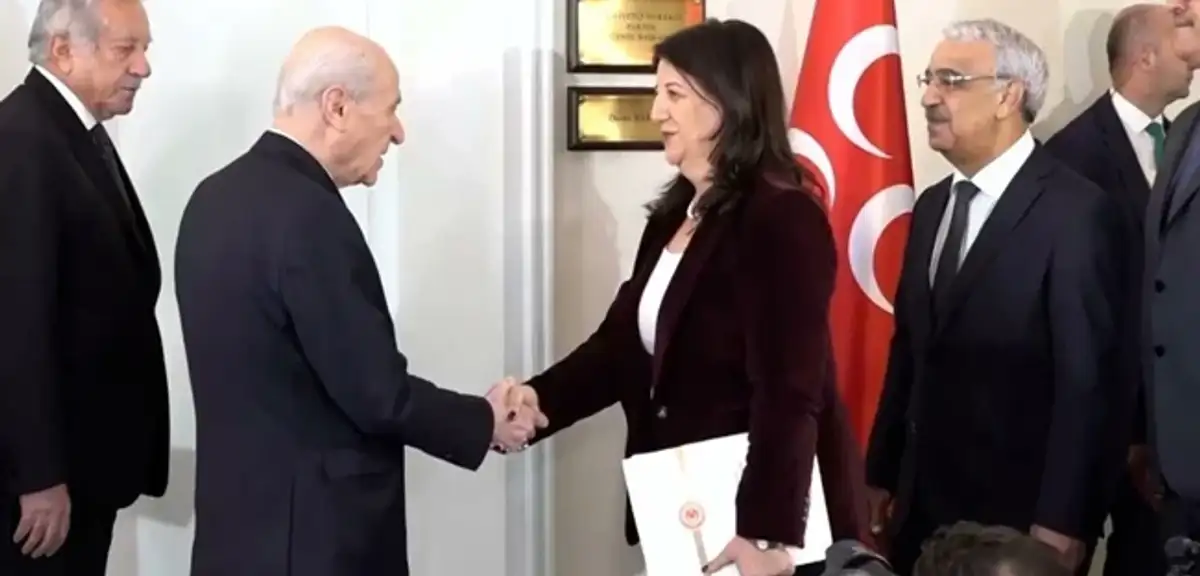 DEM Parti Heyetinden Bahçeli'ye Ziyaret