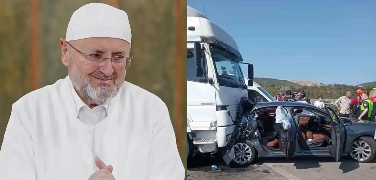 Nakşibendi tarikatının önde gelen ismi kaza geçirdi: Eşi hayatını kaybetti