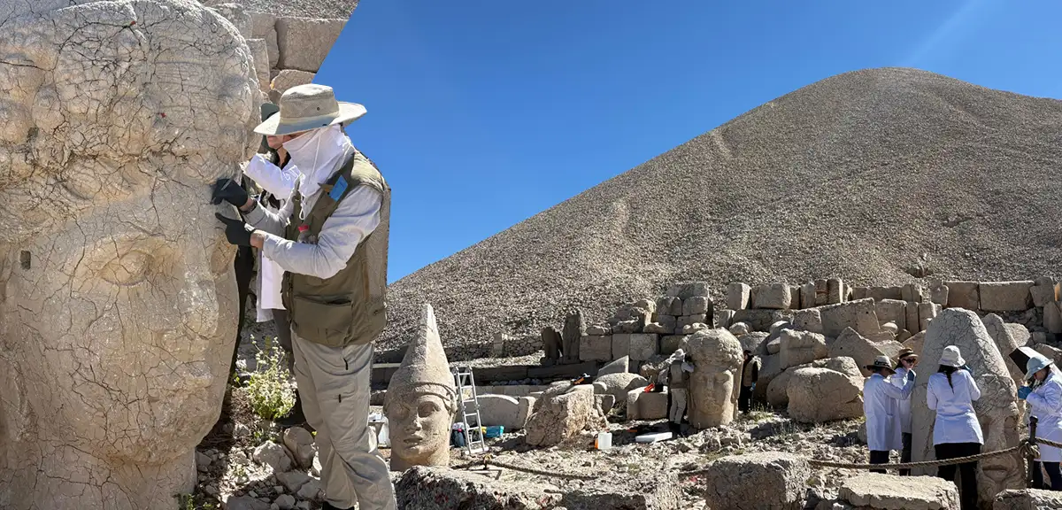 Nemrut'un dev heykellerine 5 yıllık koruma kalkanı