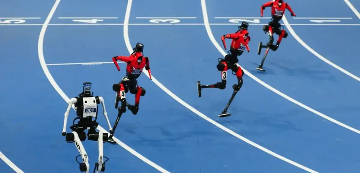 Tiangong Ultra Robotu Pekin'de Usain Bolt Rekorunu Geçti