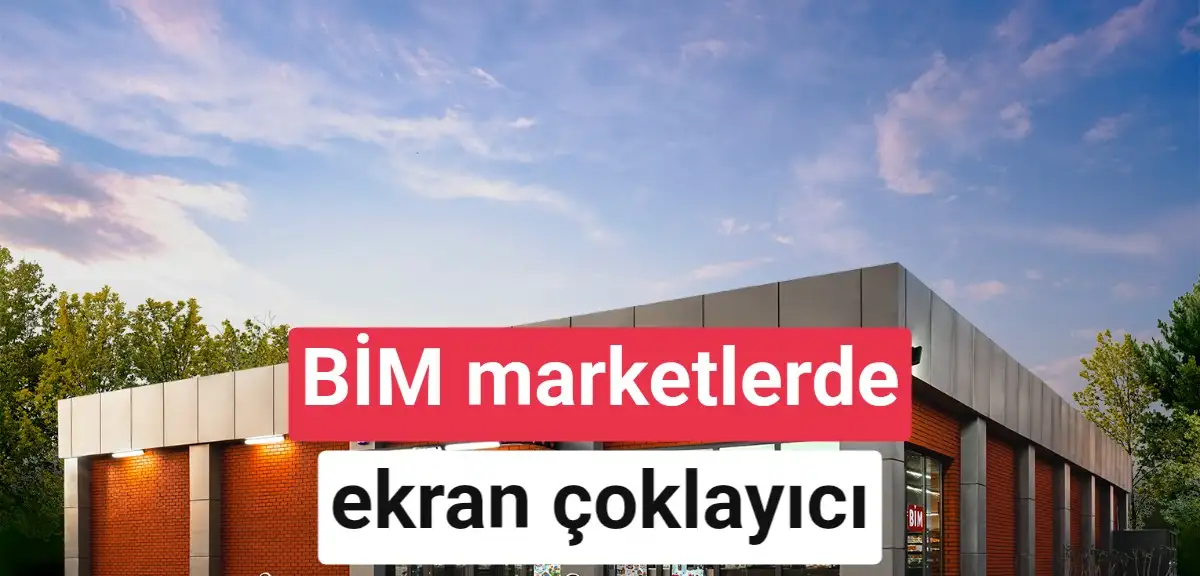 BİM marketlerde taşınabilir ekran çoğaltıcı satışta