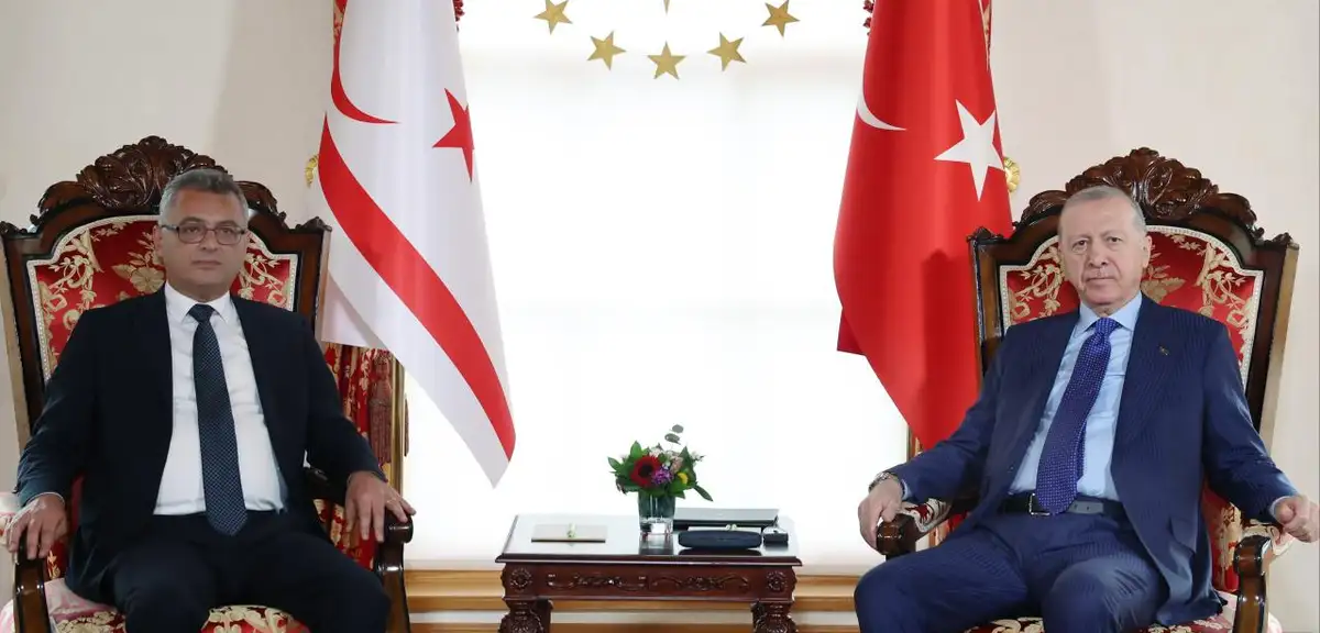 Cumhurbaşkanı Erdoğan, KKTC Cumhurbaşkanı Erhürman ile telefonda görüştü