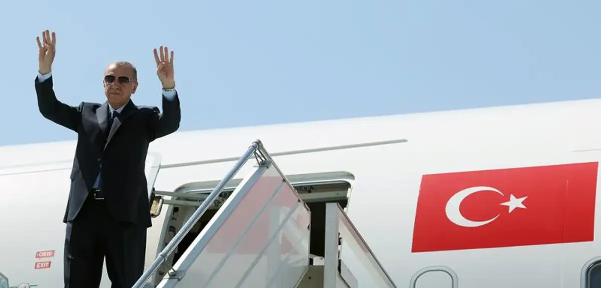 Cumhurbaşkanı Erdoğan, Şanghay İşbirliği Örgütü Zirvesi İçin Bişkek'te