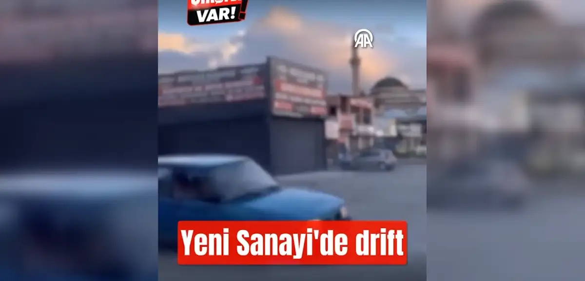Kayseri'de drift atan sürücüye 140 bin lira ceza uygulandı