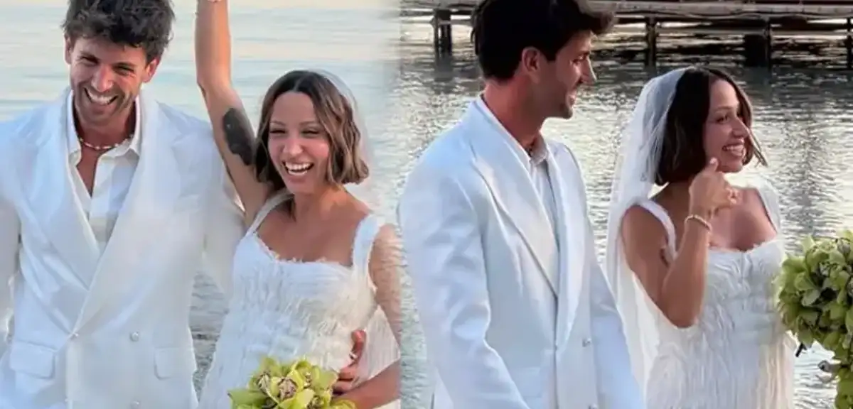 Zeynep Bastık ve Serkay Tütüncü Çeşme'de Evlendi