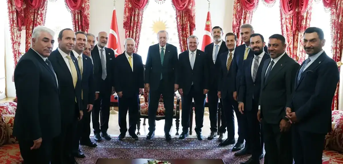 Cumhurbaşkanı Erdoğan Kulüp Başkanlarını Kabul Etti