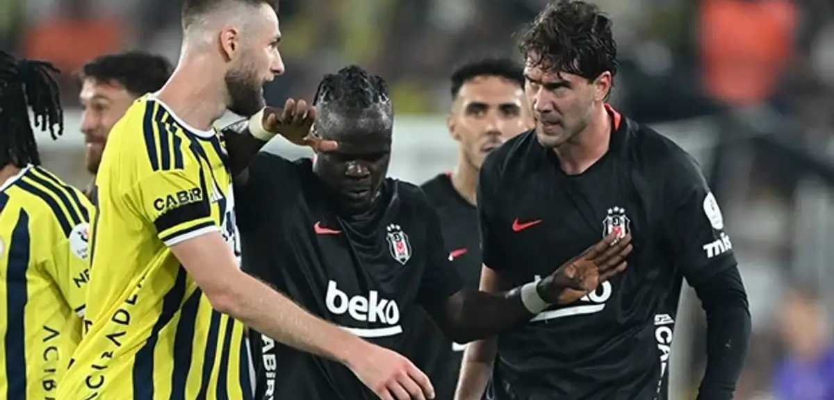Fenerbahçe-Beşiktaş derbisinde Vlahovic-Skriniar gerginliği