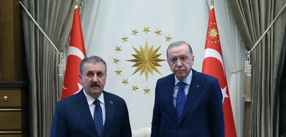 Cumhurbaşkanı Erdoğan, BBP Genel Başkanı Destici'yi Kabul Etti