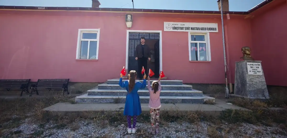 Konya'nın Ilgın İlçesindeki Okulda Öğrenci Sayısı İkiye Çıktı