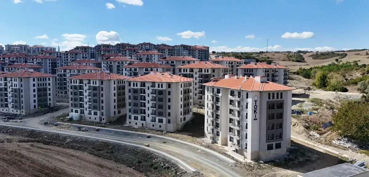 İstanbul Arnavutköy'de Kiralık Konutlar Havadan Görüntülendi
