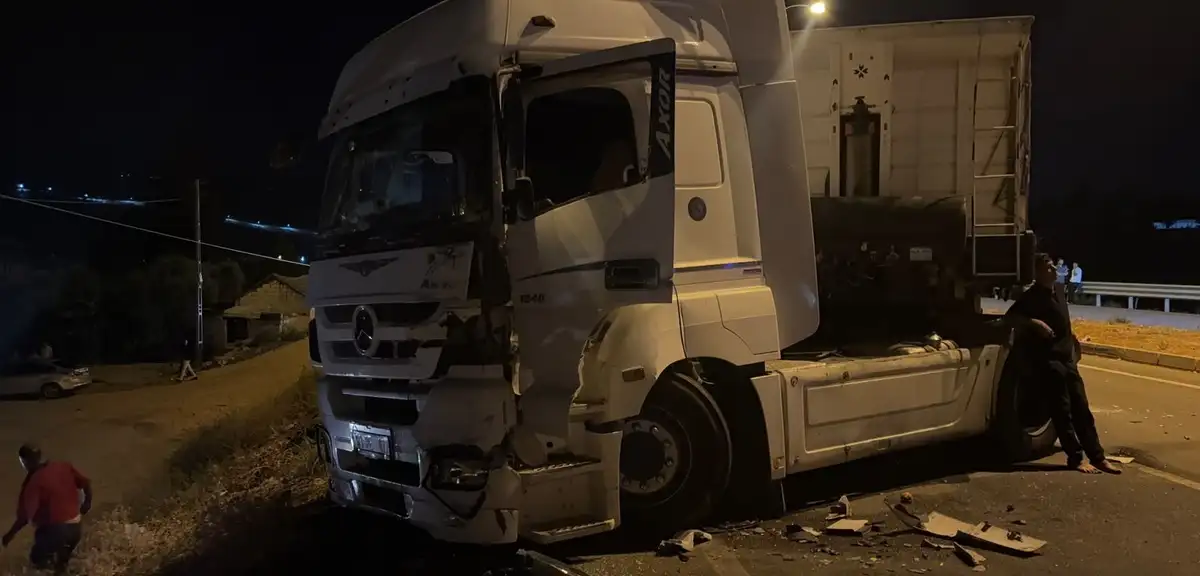 Cilvegözü'nde tır şoförleri kaza sonrası kavgaya tutuştu