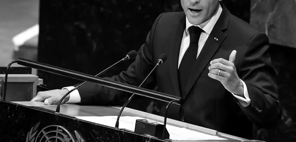 Macron BM'de Gazze çıkışı: Hareketsiz kalırsak inandırıcılık kalmaz