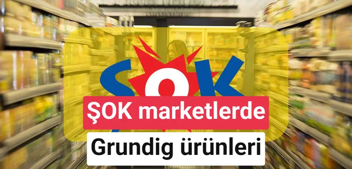 Şok marketlerde Grundig QLED televizyon ve kahve makineleri var
