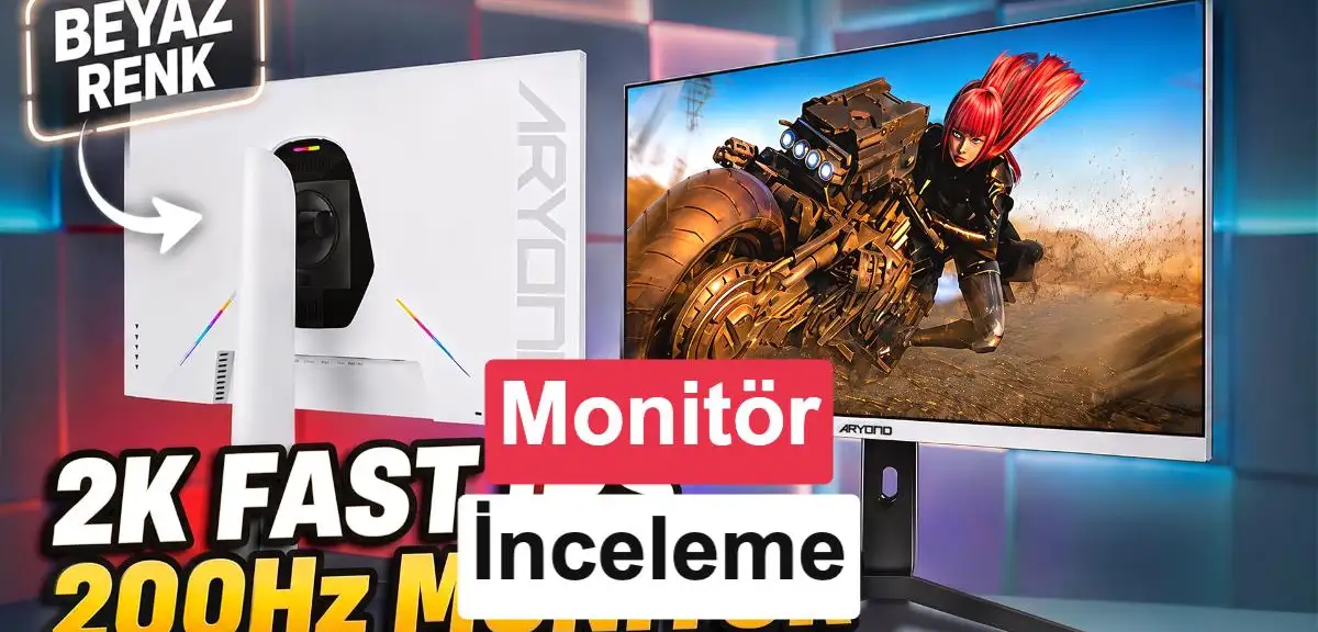 2K Fast IPS 200Hz Monitör | Monster Aryond A27F V1 İnceleme