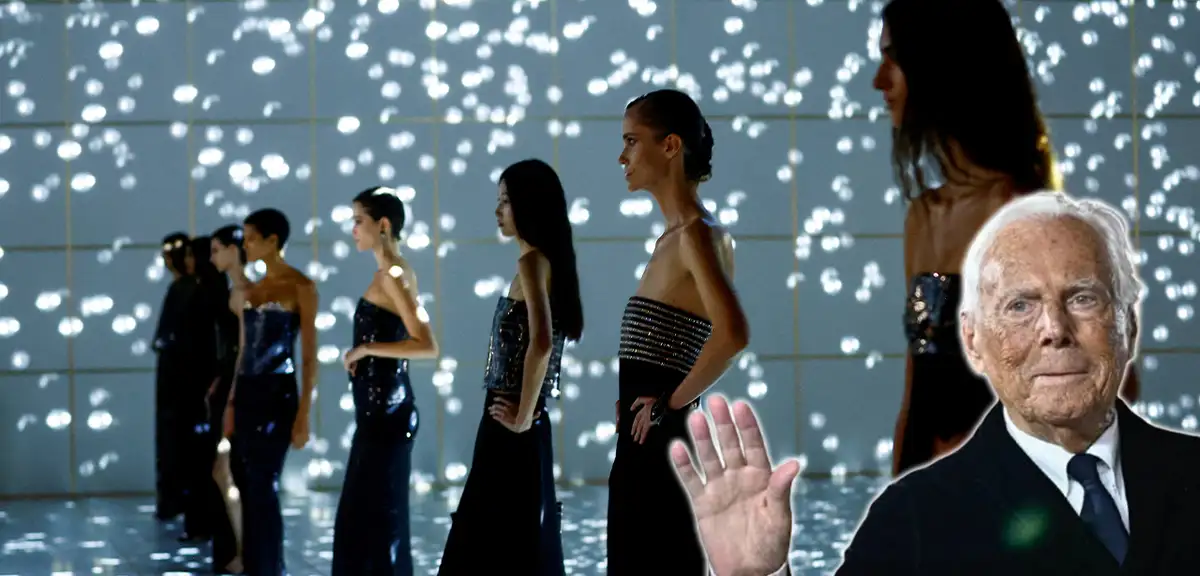 Giorgio Armani'nin ardından Armani evrim temalı koleksiyon tanıttı