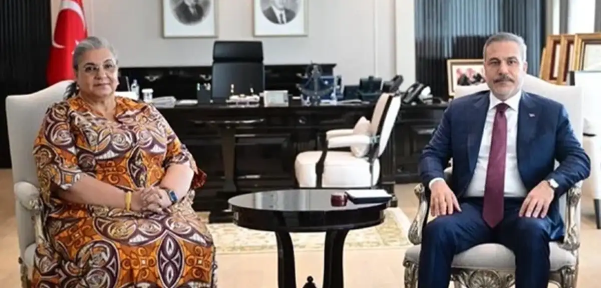 Dışişleri Bakanı Fidan BM Libya Temsilcisi Tetteh ile görüştü
