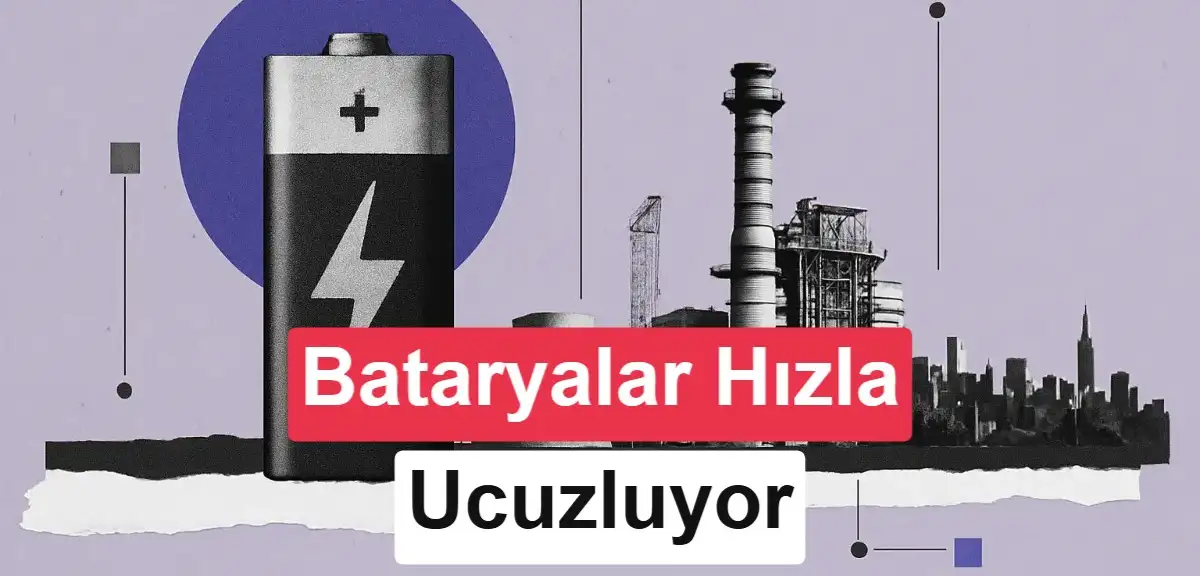 Batarya depolama doğal gaz türbinlerinden daha ucuz