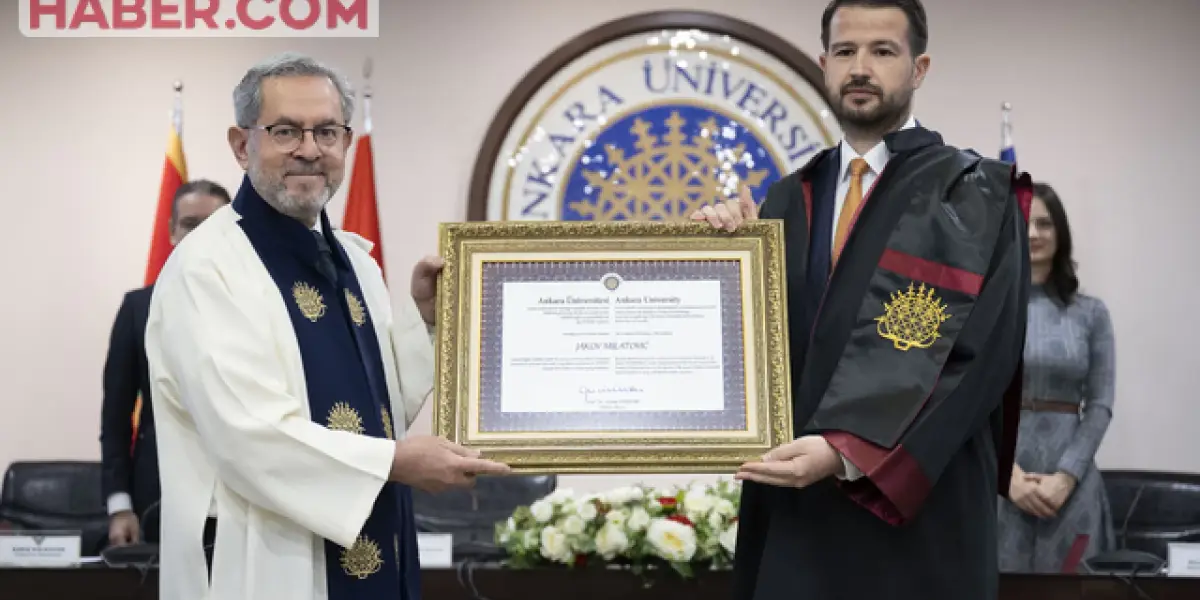 Ankara Üniversitesi'nden Karadağ Cumhurbaşkanı Milatoviç'e fahri doktora unvanı