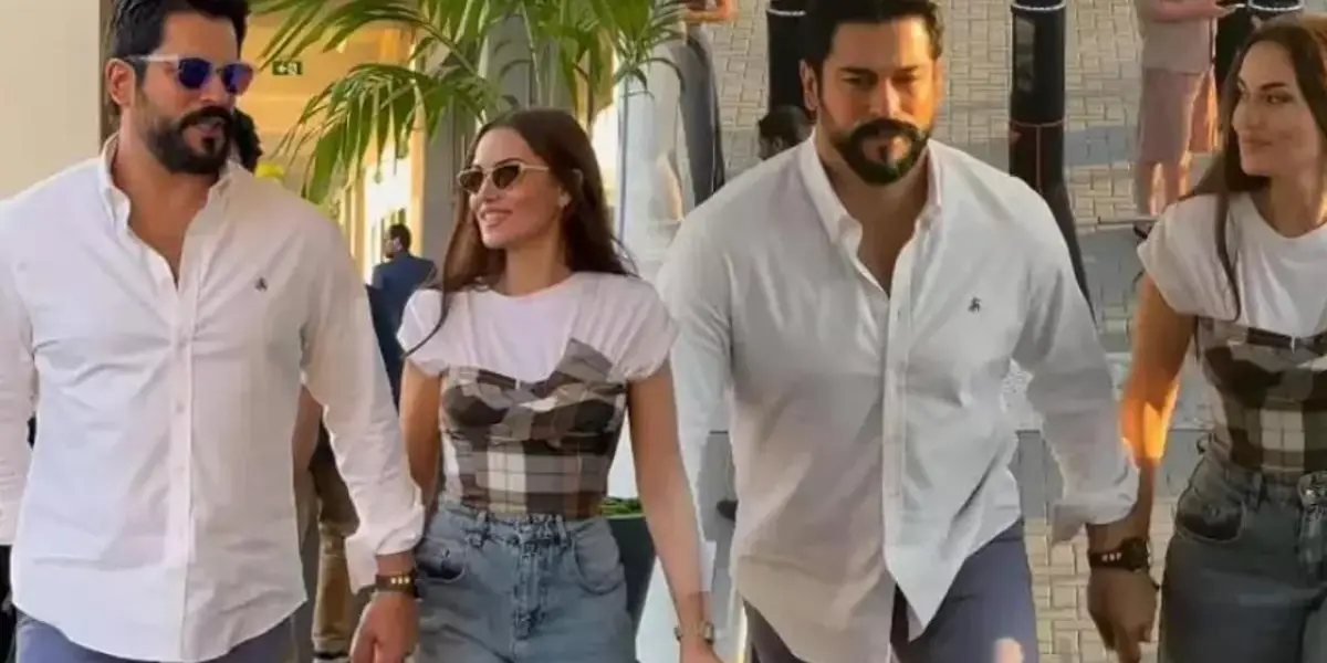Burak Özçivit ve Fahriye Evcen Formula 1 Yarışları için Abu Dabi'de