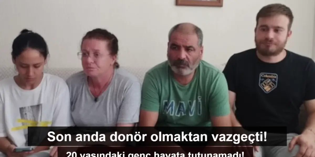 Donör son anda kök hücre naklinden vazgeçti! 20 yaşındaki genç hayata tutunamadı
